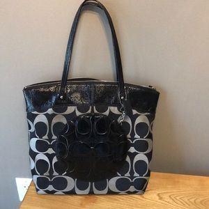 Authentic coach messenger tote